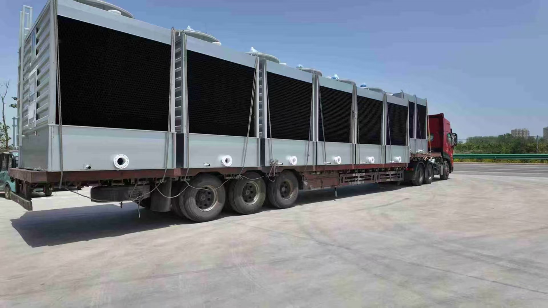 六安冷卻塔/六安玻璃鋼冷卻塔華創鋁業方形冷卻塔